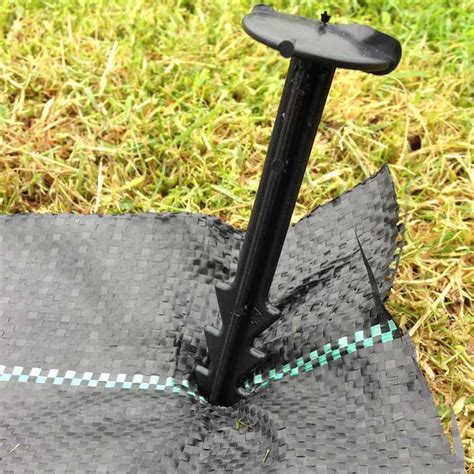 weed control fabric pegs metal|b&q ground cover pegs.